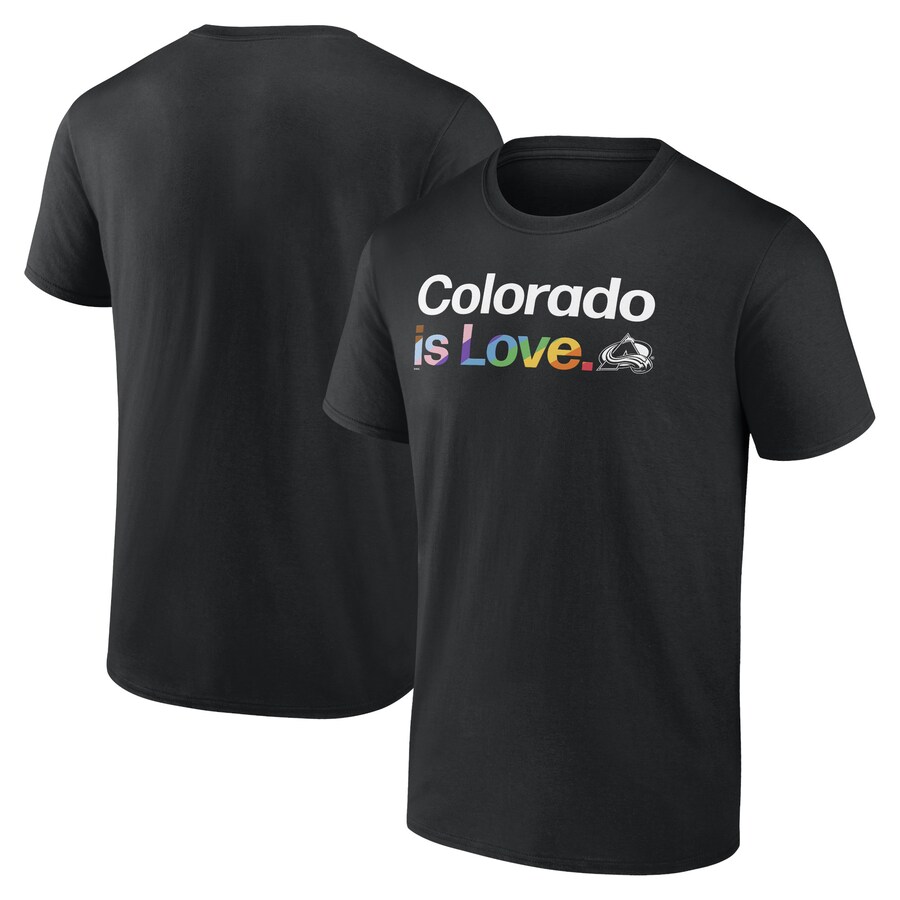 Men's Colorado Avalanche Black City Pride T-Shirt