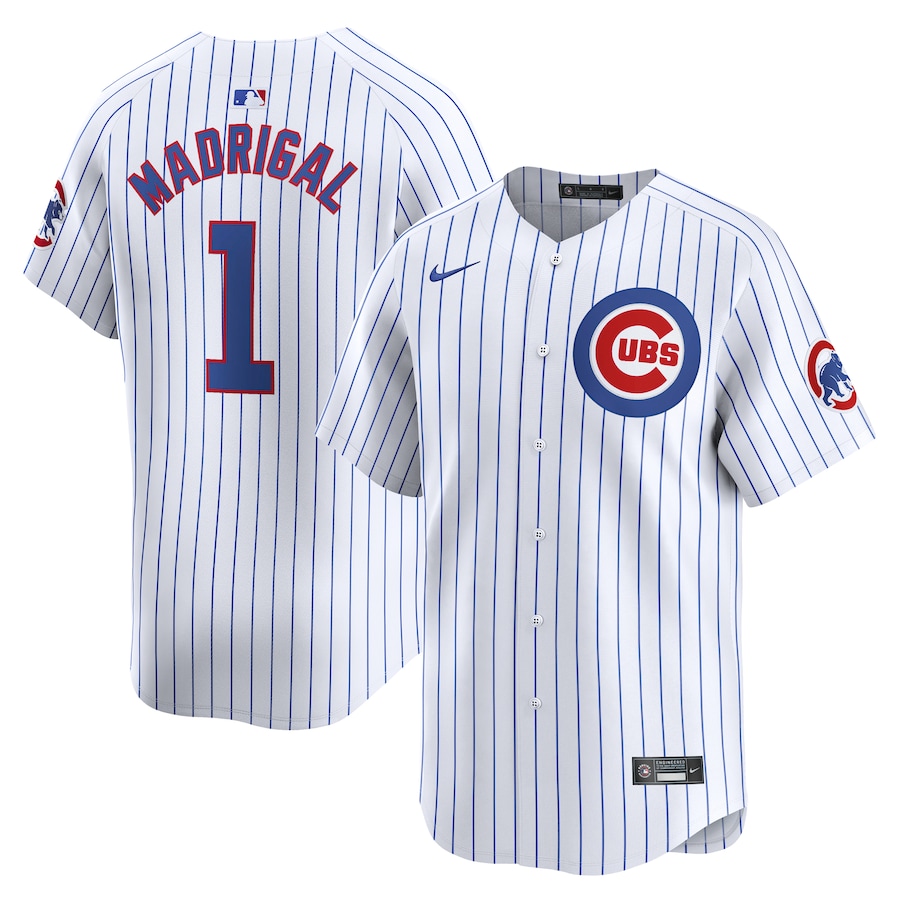 Men's Chicago Cubs Nick Madrigal Nike White Home Limited Player Jersey