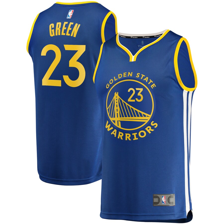 Men's Golden State Warriors Draymond Green Fanatics Royal Fast Break Replica Player Jersey - Icon Edition