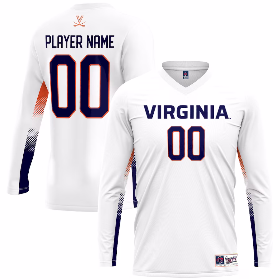 Virginia Cavaliers GameDay Greats Youth Lightweight NIL Women's Volleyball Jersey - White