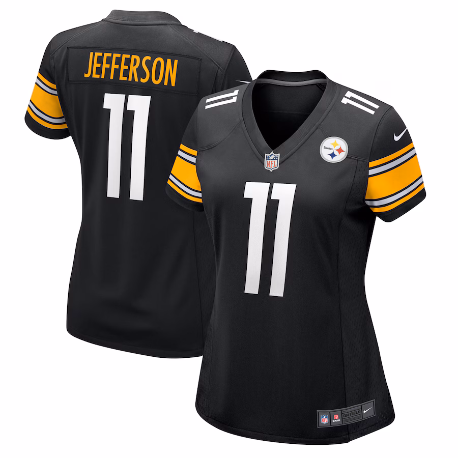Women's Pittsburgh Steelers Van Jefferson Nike Black Game Jersey