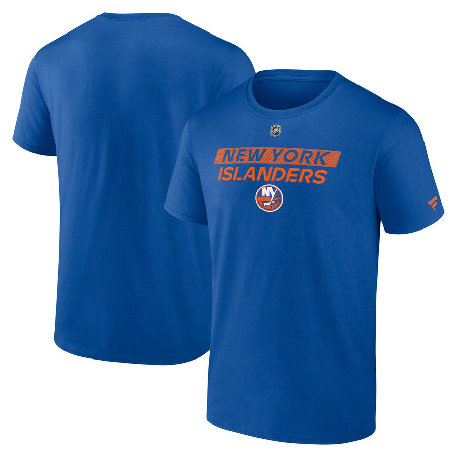 Men's New York Islanders Fanatics Royal Authentic Pro Core Primary T-Shirt