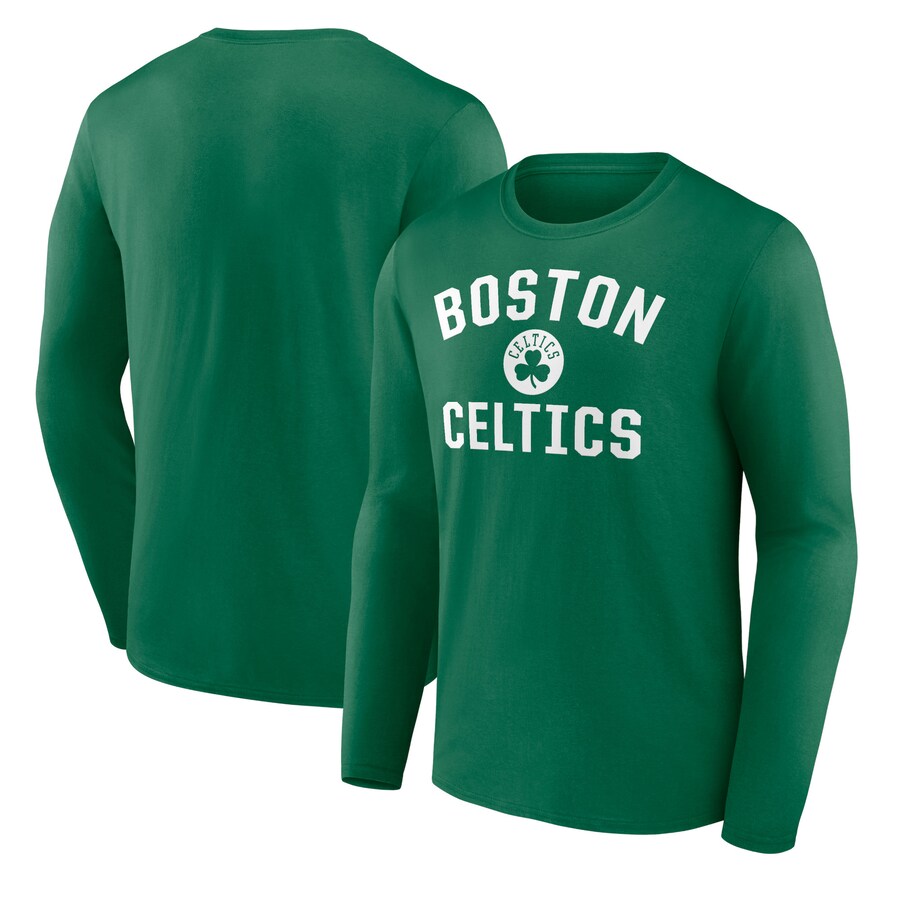 Men's Boston Celtics Green Victory Arch Team Long Sleeve T-Shirt
