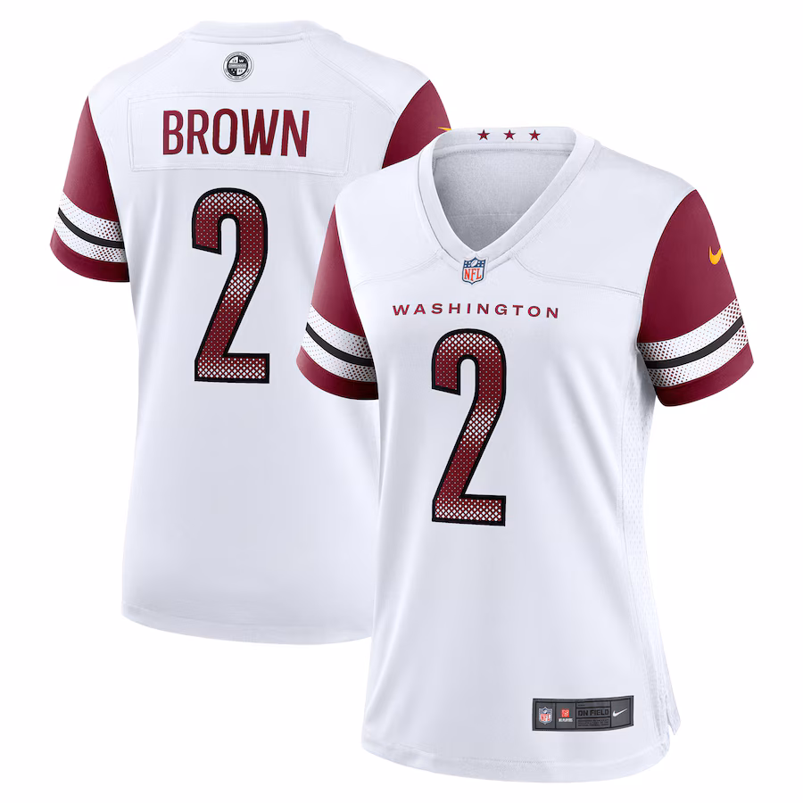 Women's Washington Commanders Dyami Brown Nike White Game Jersey
