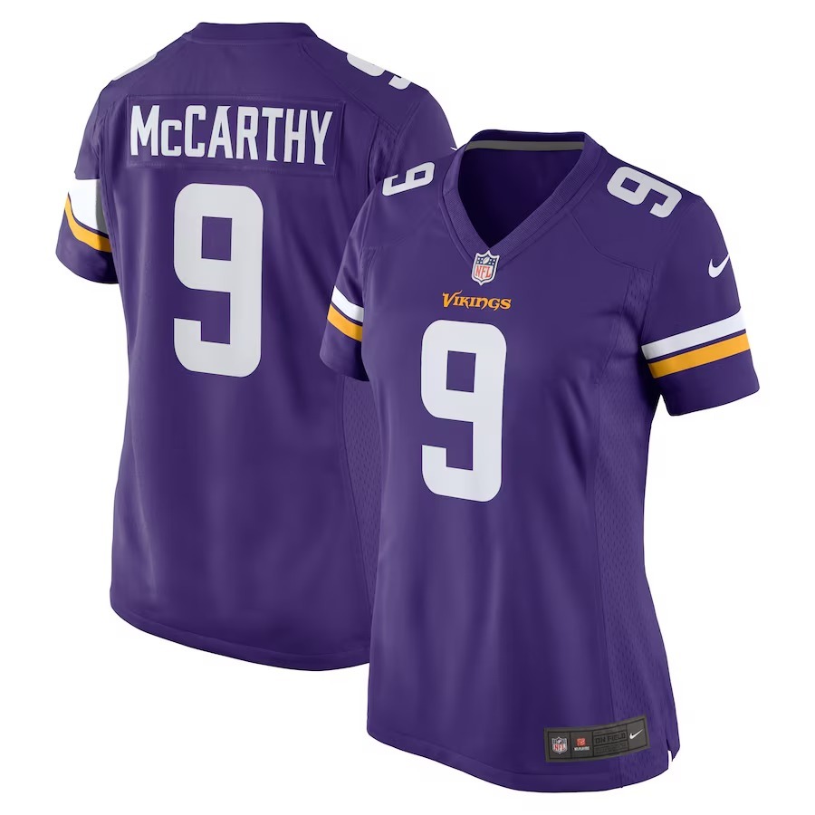 Men's Minnesota Vikings J.J. McCarthy Nike Purple Vapor F.U.S.E. Limited Jersey