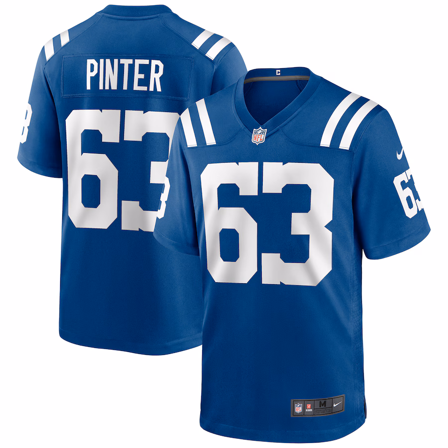 Men's Indianapolis Colts Danny Pinter Nike Royal Game Jersey