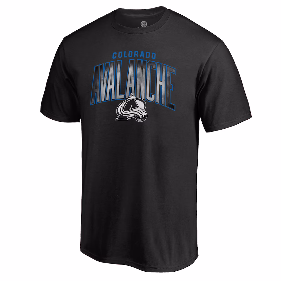 Men's Colorado Avalanche Black Arch Smoke T-Shirt