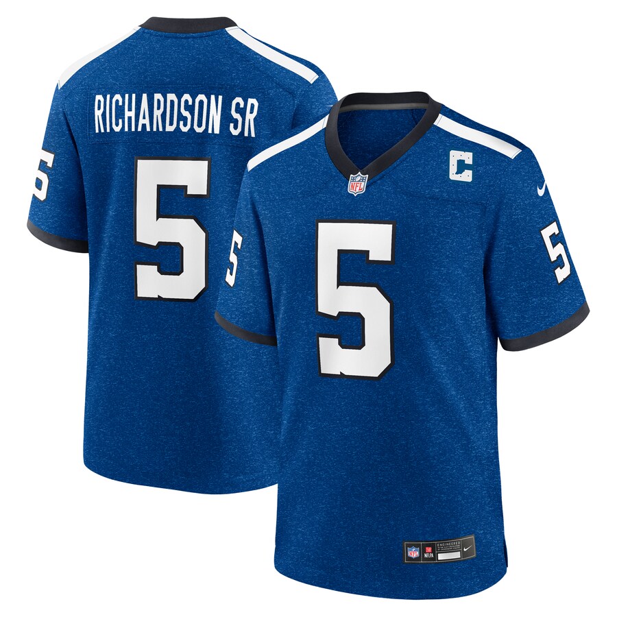 Men's Indianapolis Colts Anthony Richardson Sr. Nike Royal Alternate Indiana Nights Game Jersey