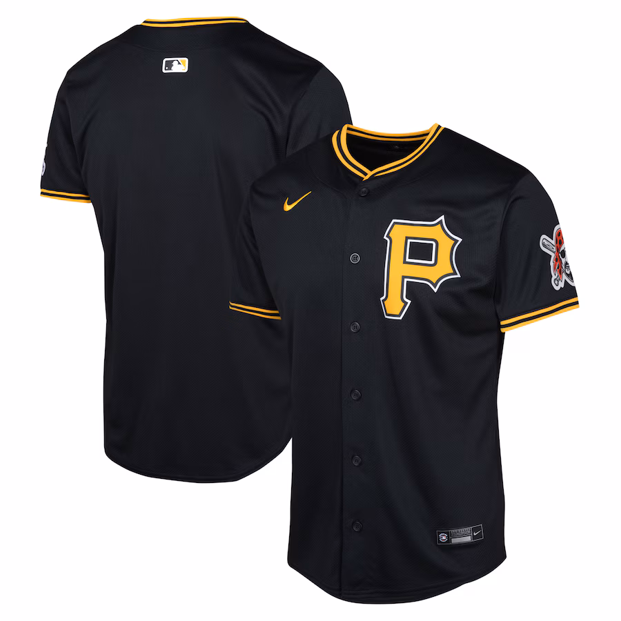 Youth Pittsburgh Pirates Nike Black Alternate Limited Jersey