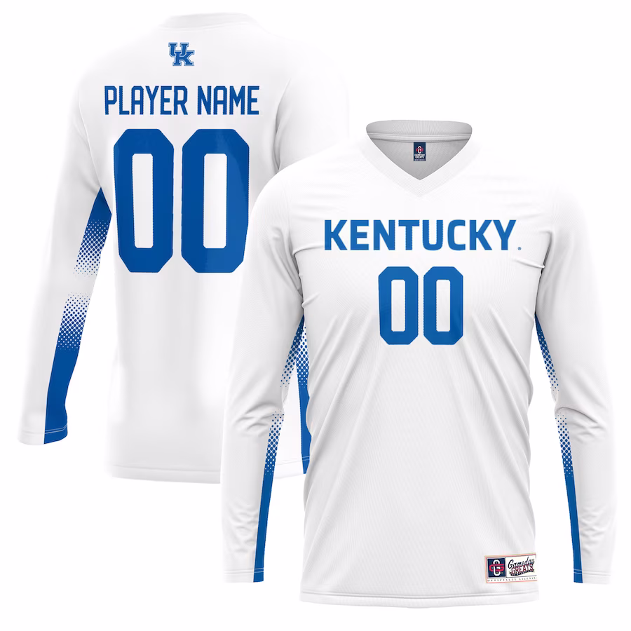 Kentucky Wildcats GameDay Greats Unisex NIL Lightweight Volleyball Jersey - White