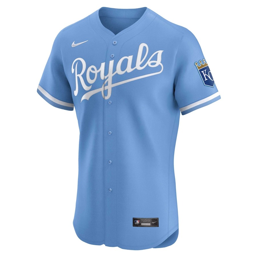 Men's Kansas City Royals  Nike Light Blue  Alternate Limited Custom Jersey