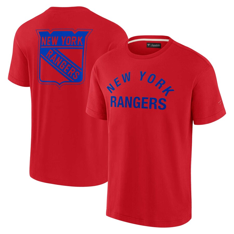 Unisex New York Rangers Fanatics Red Elements Super Soft Short Sleeve T-Shirt