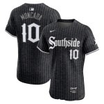 Men's Chicago White Sox Yoan Moncada Nike Black City Connect Elite Player Jersey