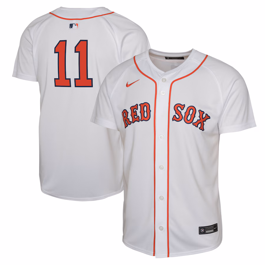 Youth Boston Red Sox Rafael Devers Nike White Limited Player Jersey