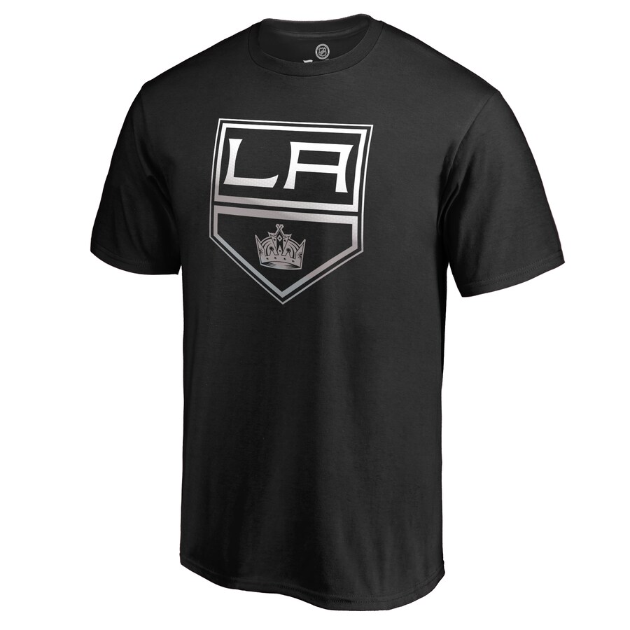 Men's Los Angeles Kings Black Gradient Logo T-Shirt