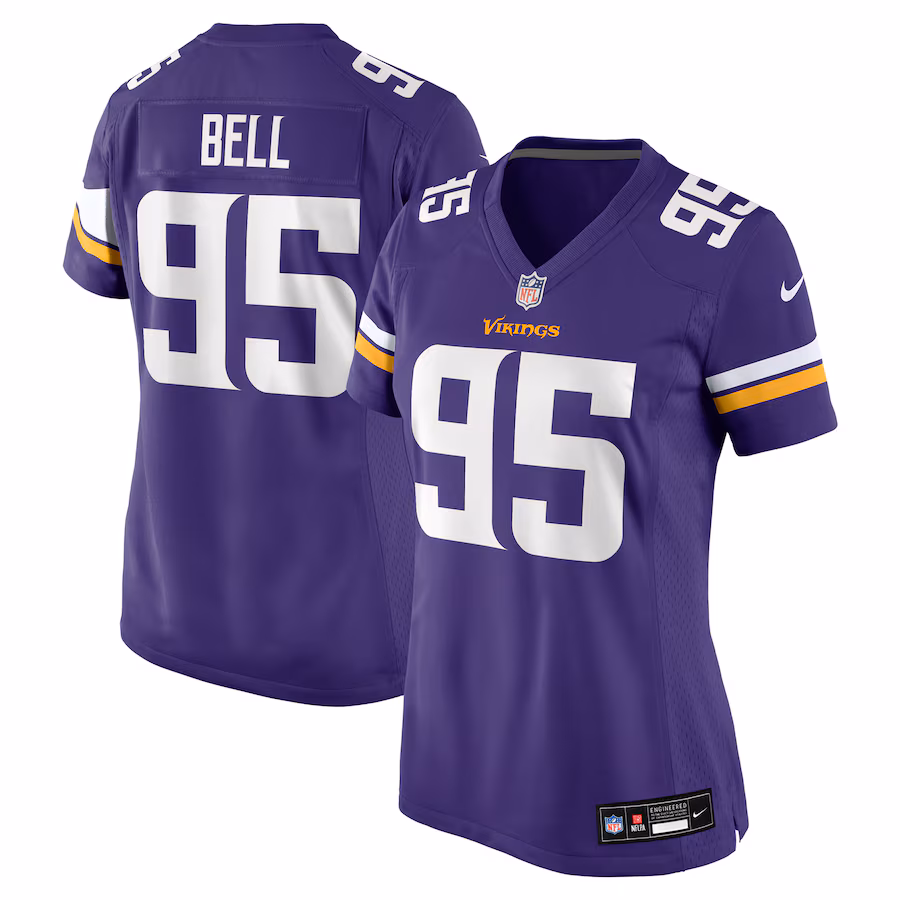 Women's Minnesota Vikings Travis Bell Nike Purple Game Jersey