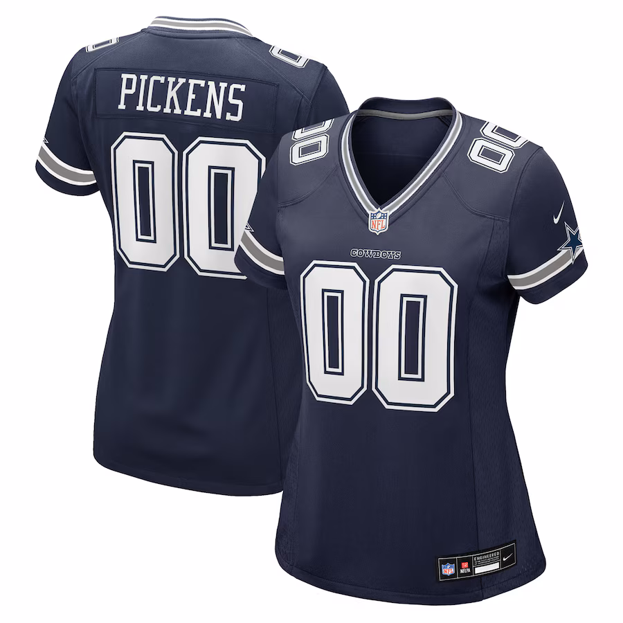 Women's Dallas Cowboys George Pickens Nike Navy Game Jersey