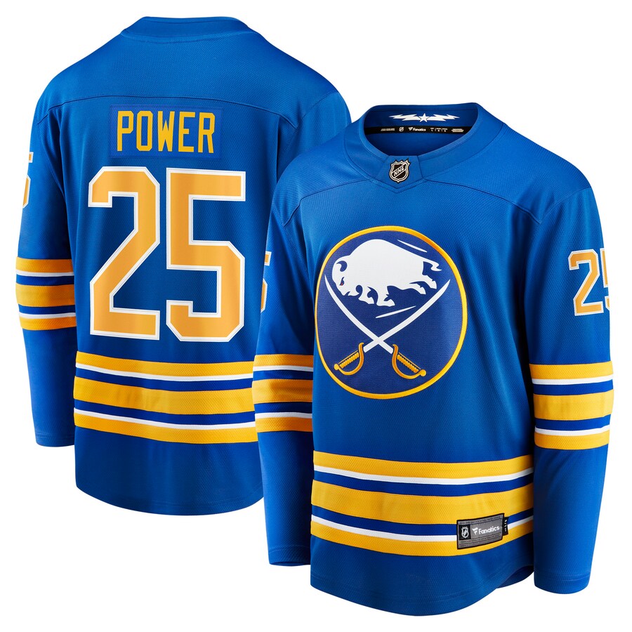 Men's Buffalo Sabres Owen Power Fanatics Branded Royal Home Breakaway Player Jersey