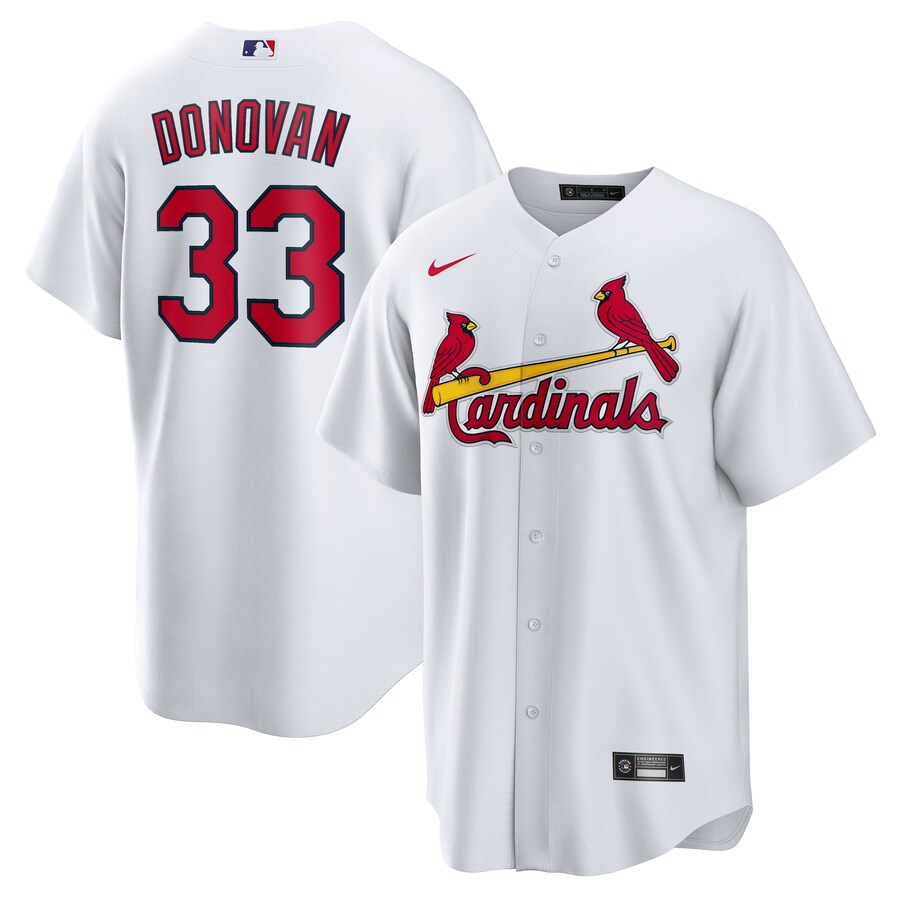 Men's St. Louis Cardinals Brendan Donovan Nike White Home Replica Jersey