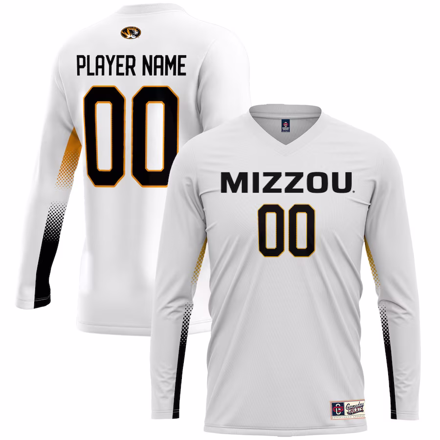Missouri Tigers GameDay Greats Youth NIL Pick-A-Player Lightweight Women's Volleyball Jersey �?White