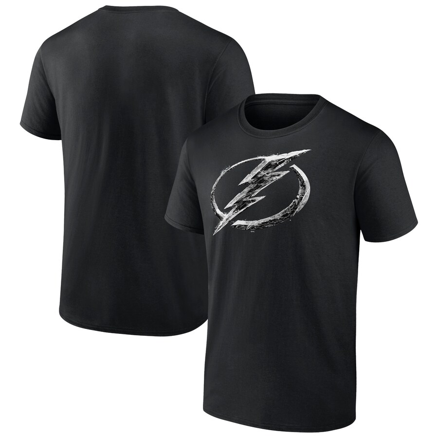 Men's Tampa Bay Lightning Black Iced Out T-Shirt