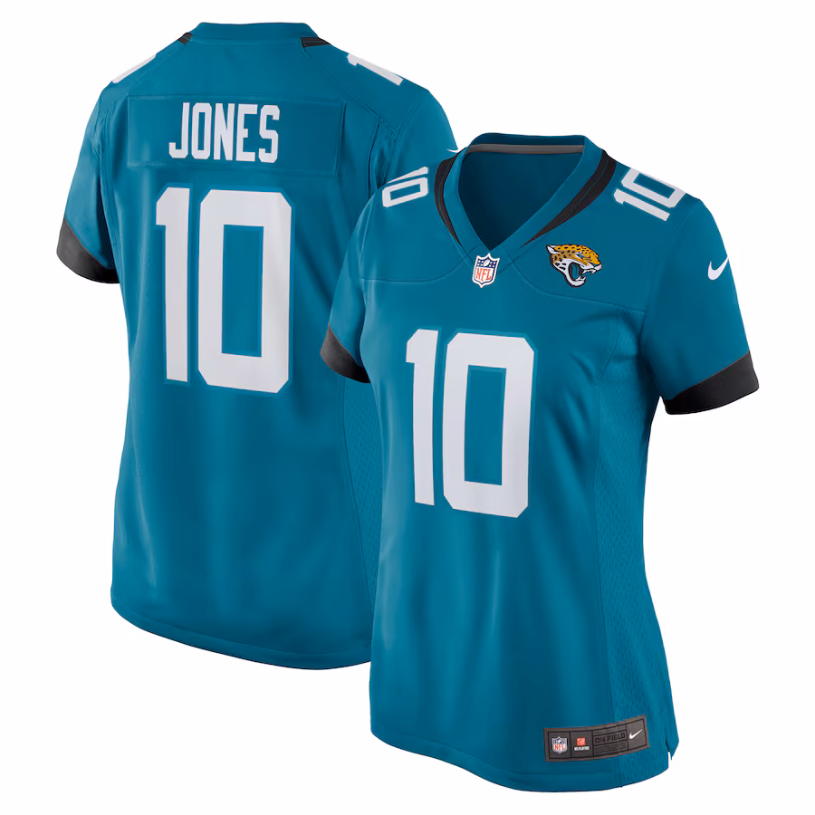 Women's Jacksonville Jaguars Mac Jones Nike  Teal Team Game Jersey