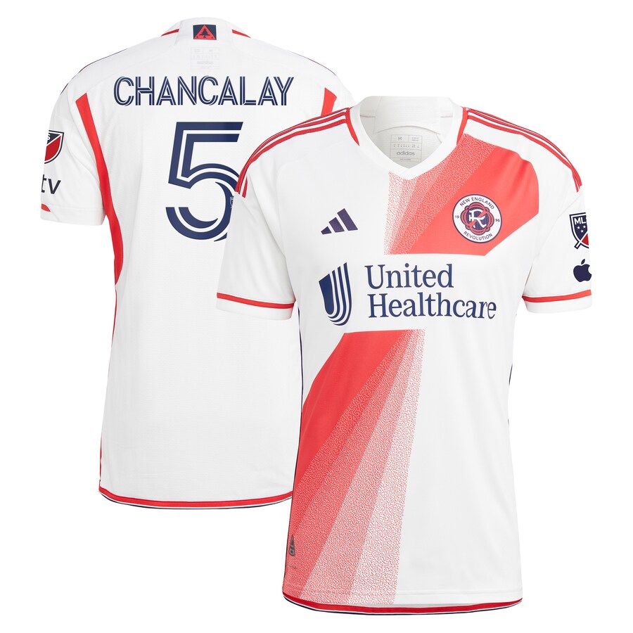 Men's New England Revolution Tomás Chancalay adidas White 2024 Defiance Authentic Player Jersey