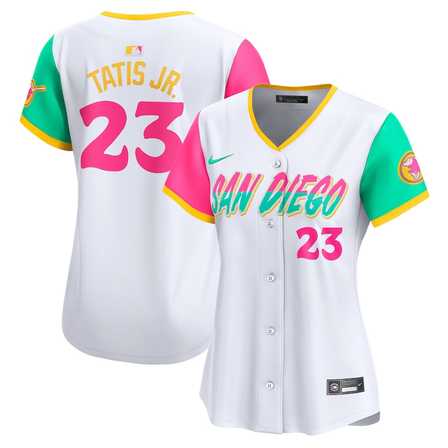 Women's San Diego Padres Fernando Tatis Jr. Nike White City Connect Limited Player Jersey