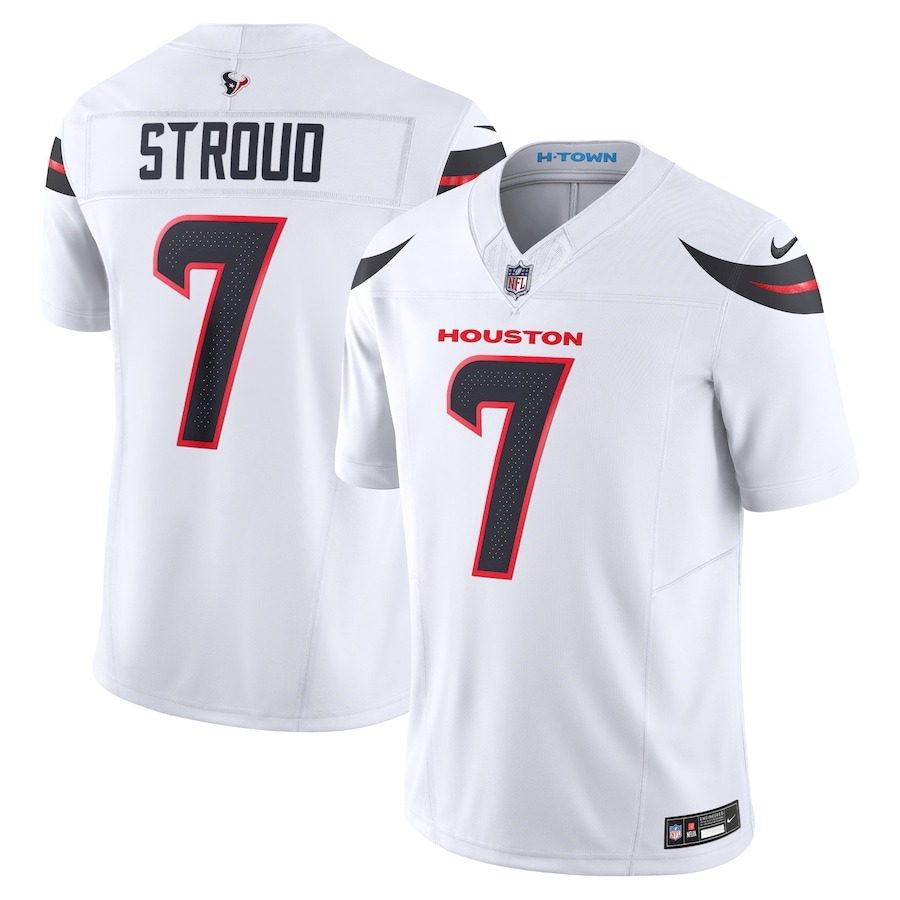 Men's Houston Texans C.J. Stroud Nike White Vapor F.U.S.E. Limited Jersey