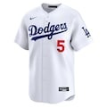 Men's Los Angeles Dodgers Freddie Freeman Nike White 2024 World Series Home Limited Player Jersey
