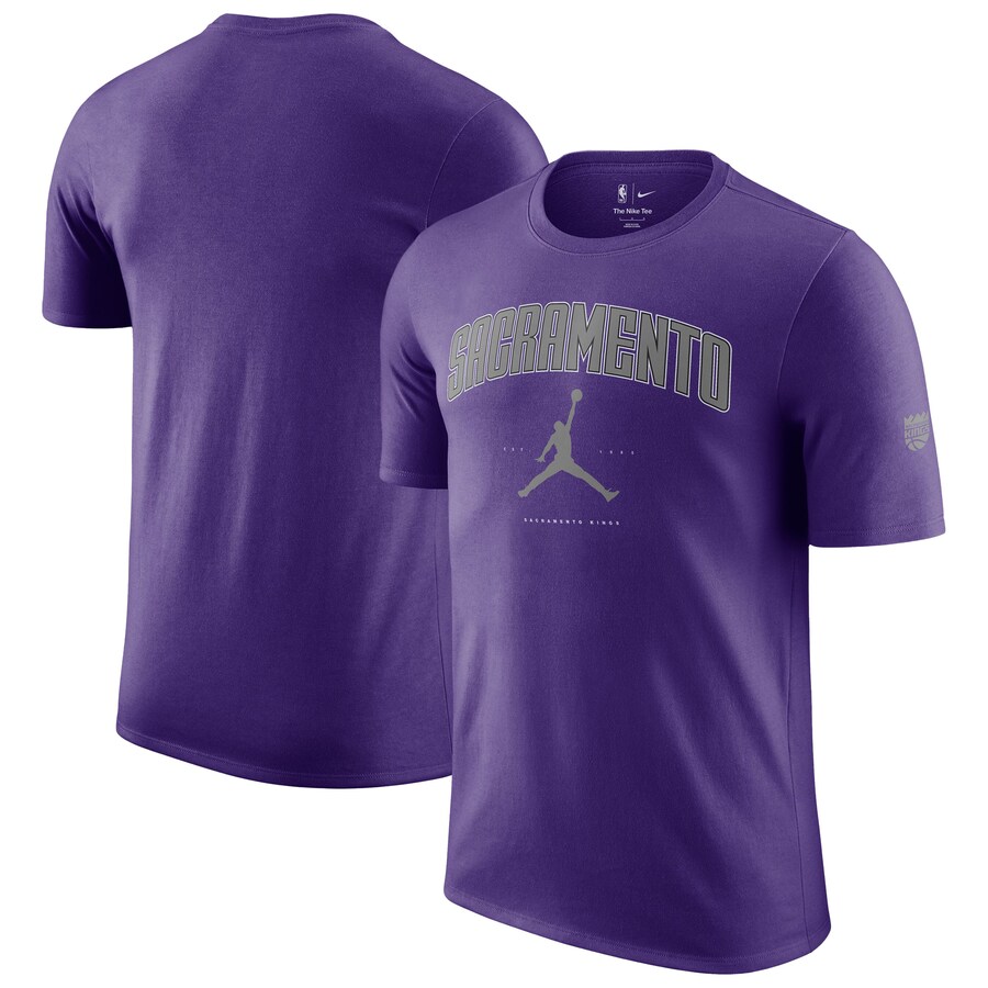 Unisex Sacramento Kings Jordan Brand Purple Essential Cities T-Shirt
