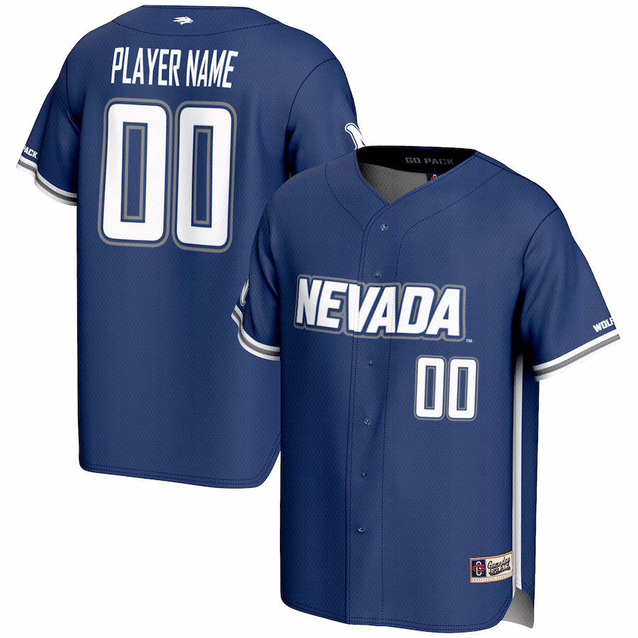 Nevada Wolf Pack GameDay Greats Youth NIL Pick-A-Player Lightweight Baseball Jersey - Navy