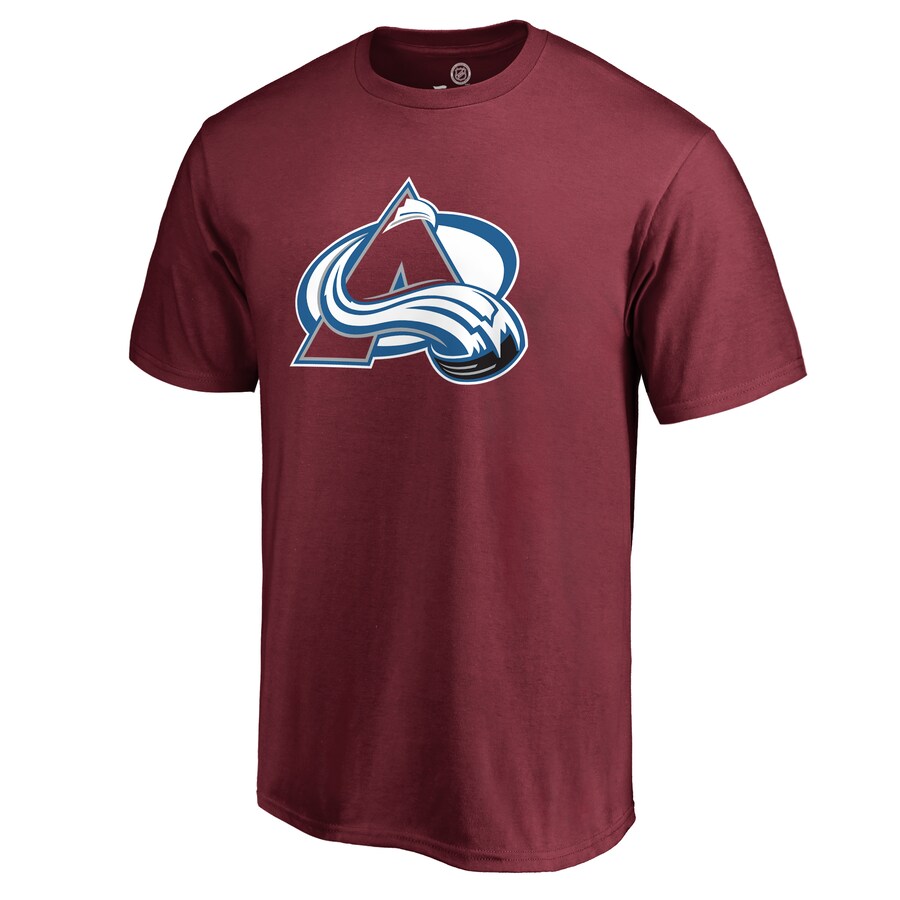 Men's Colorado Avalanche Burgundy Primary Logo T-Shirt