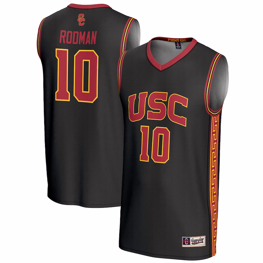 DJ Rodman USC Trojans GameDay Greats Youth  NIL Lightweight Fashion Player Basketball Jersey?�C Black