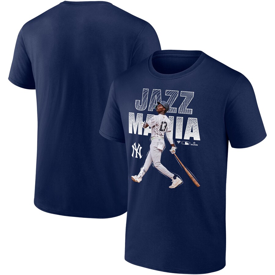 Men's New York Yankees Jazz Chisholm Jr. Navy Jazz Mania T-Shirt