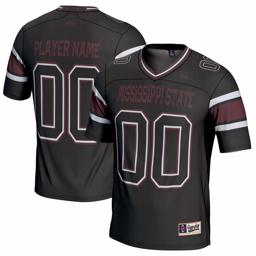 Mississippi State Bulldogs GameDay Greats NIL Pick-A-Player Football Jersey - Black