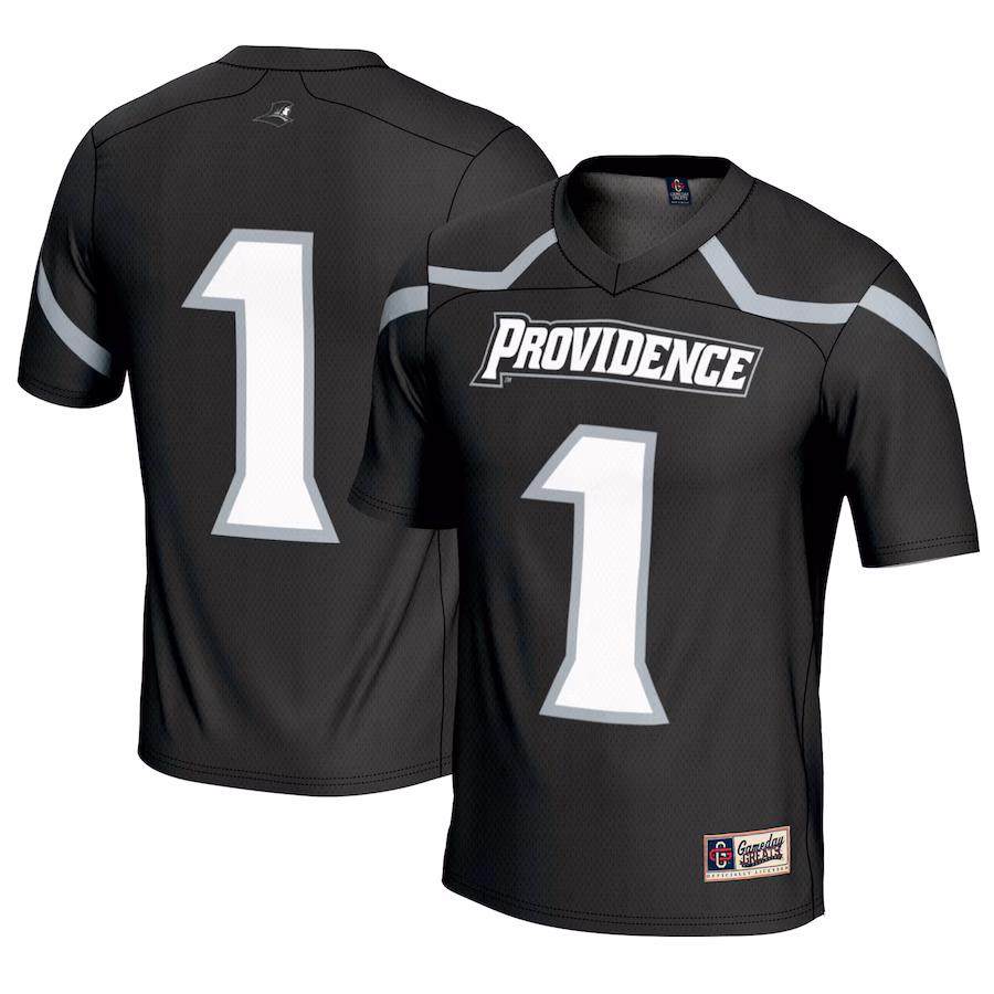Youth GameDay Greats #1 Black Providence Friars Lightweight Lacrosse Jersey