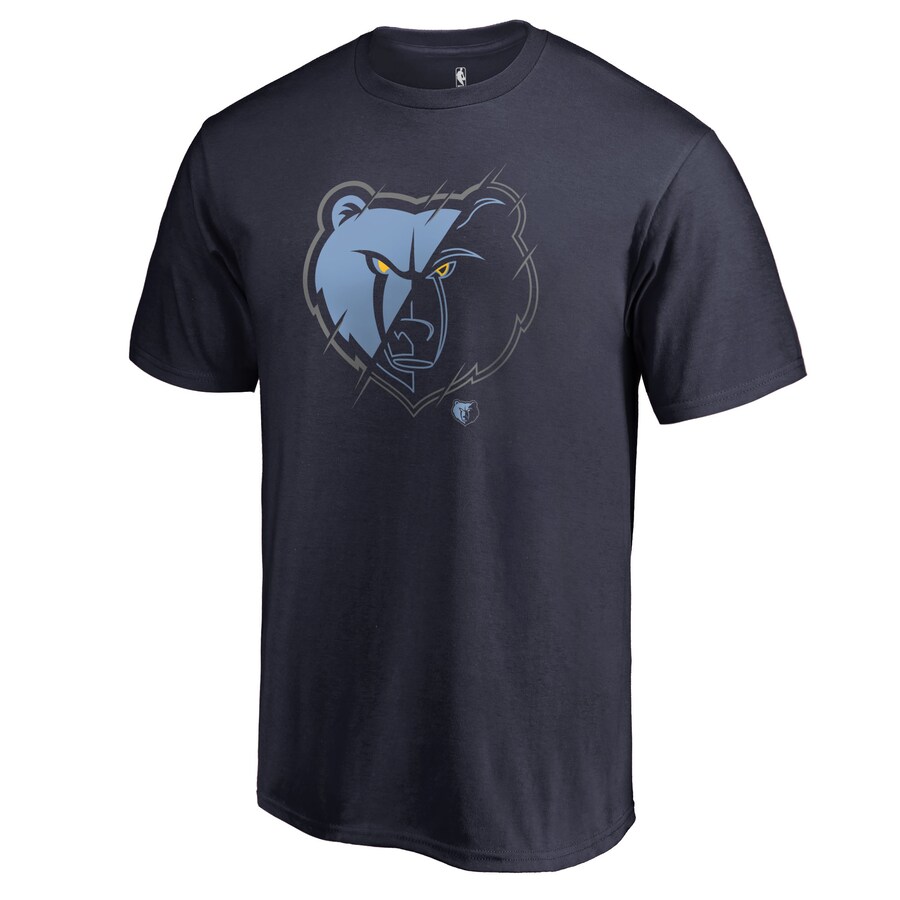 Men's Memphis Grizzlies Navy X-Ray T-Shirt