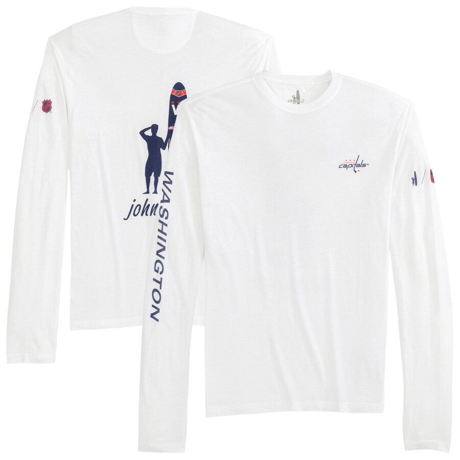 Men's Washington Capitals johnnie-O White Adam Long Sleeve T-Shirt