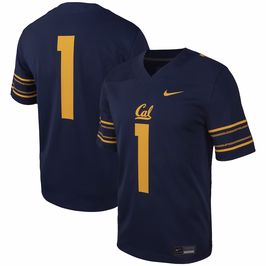 #1 Cal Bears Nike Untouchable Football Replica Jersey - Navy