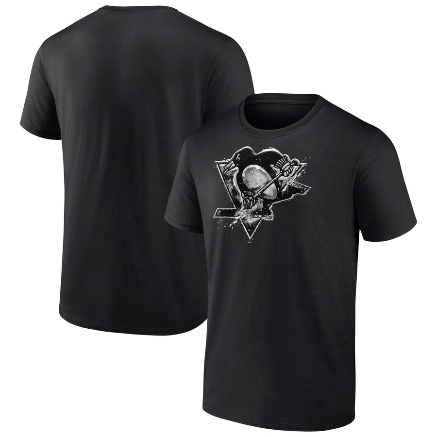 Men's Pittsburgh Penguins Black Iced Out T-Shirt