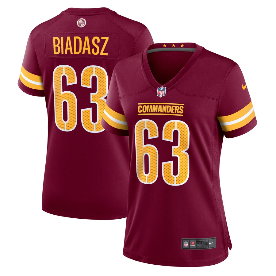 Women's Washington Commanders Tyler Biadasz Nike  Burgundy Game Jersey