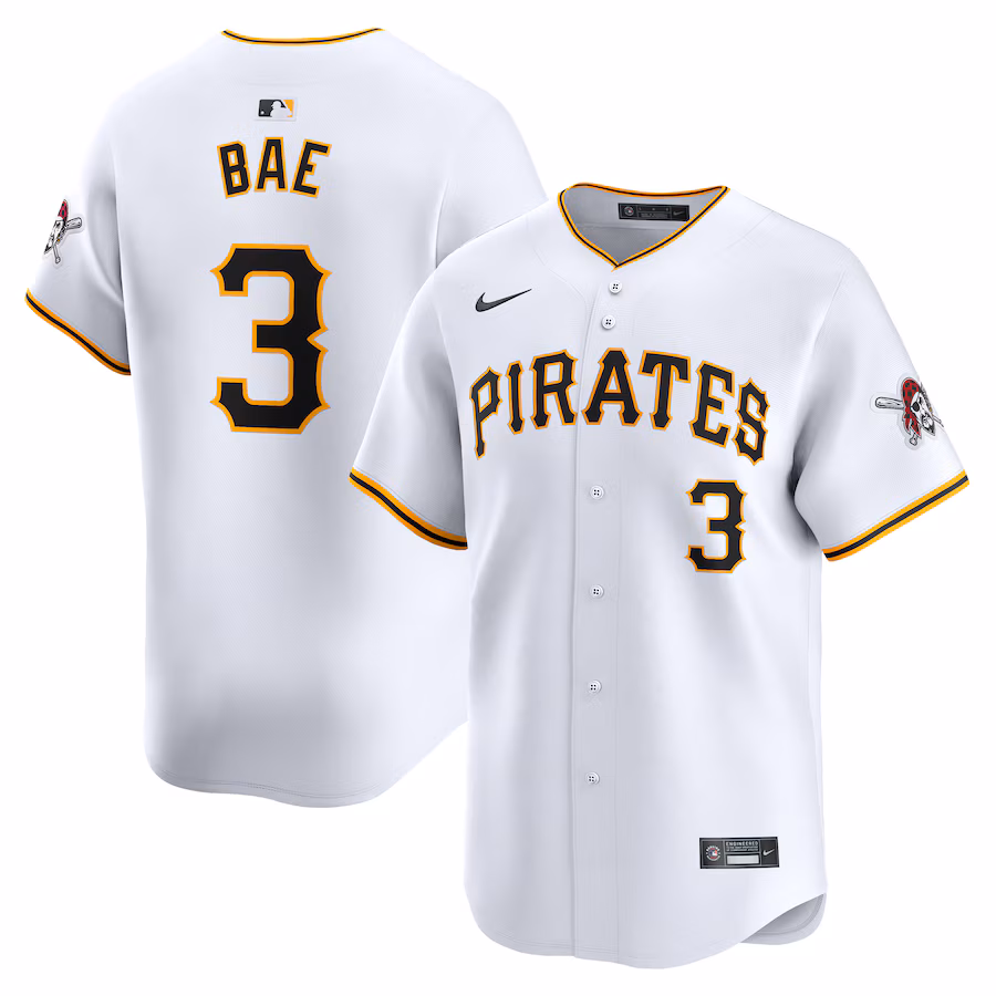 Men's Pittsburgh Pirates Ji-Hwan Bae Nike White Home Limited Player Jersey