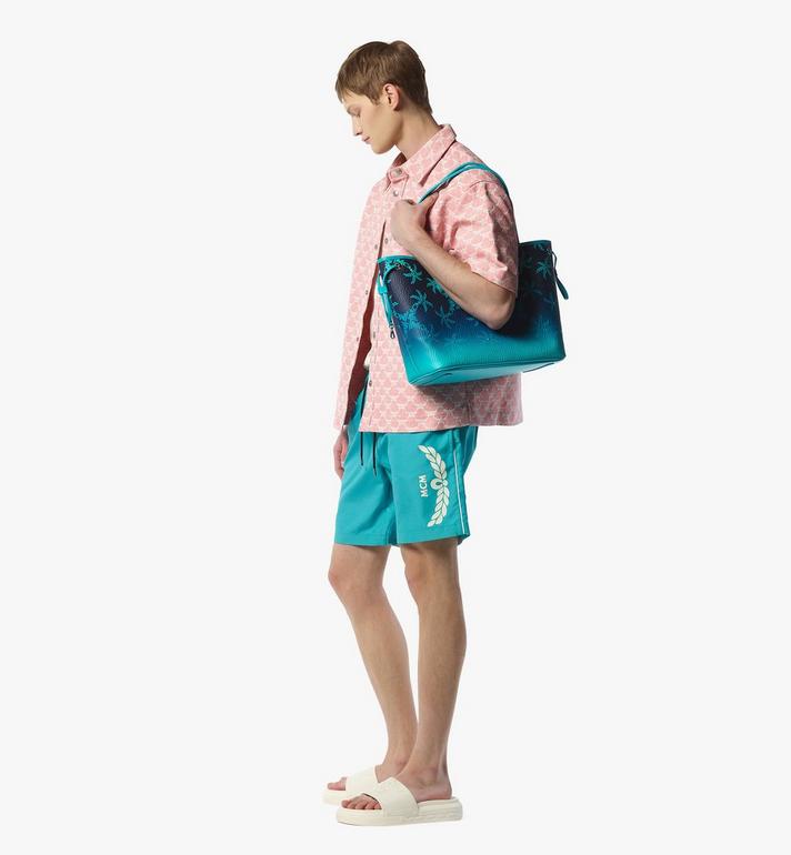 Liz Shopper in Studded Palm Canvas