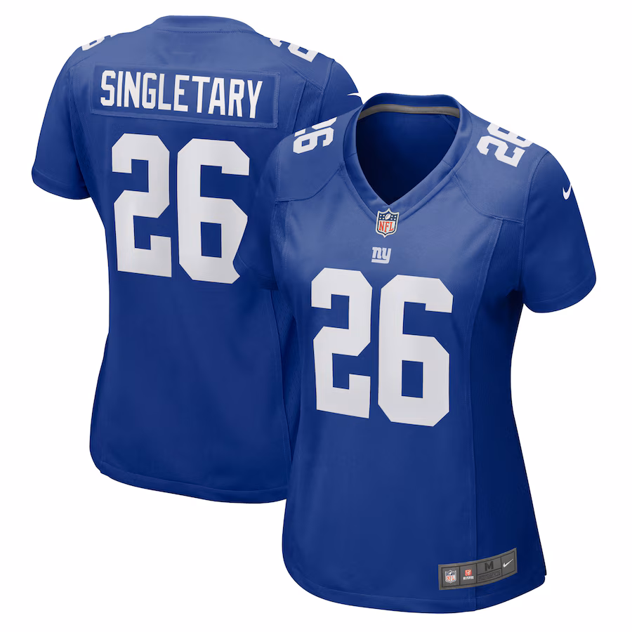 Women's New York Giants Devin Singletary Nike Royal Game Jersey