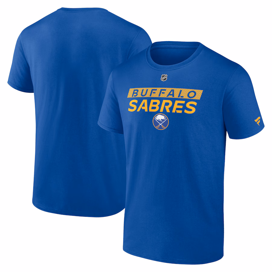 Men's Buffalo Sabres Fanatics Royal Authentic Pro Core Primary T-Shirt