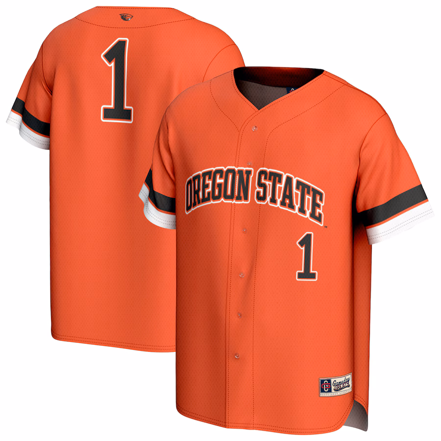 Youth GameDay Greats Orange Oregon State Beavers Collegiate Baseball Fashion Jersey