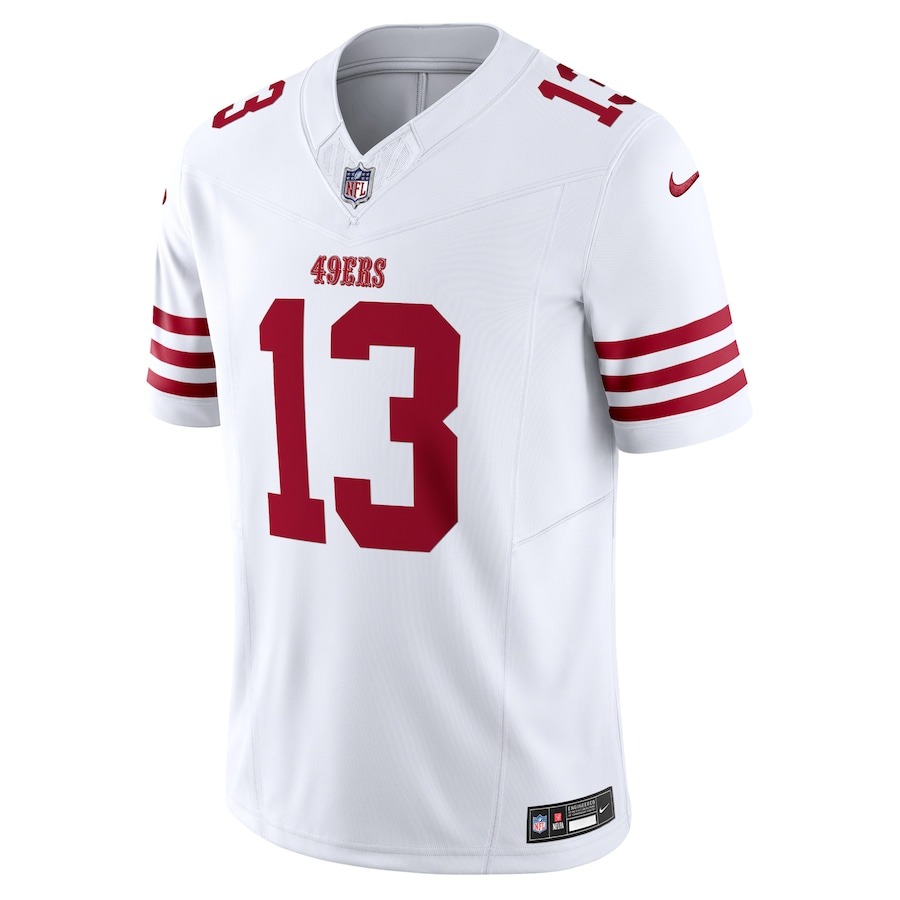 Men's San Francisco 49ers Brock Purdy Nike White Vapor F.U.S.E. Limited Jersey
