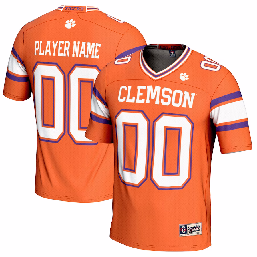 Clemson Tigers GameDay Greats Youth NIL Pick-A-Player Football Jersey - Orange