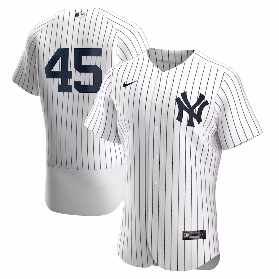 Men's New York Yankees Gerrit Cole Nike White Home Authentic Player Jersey